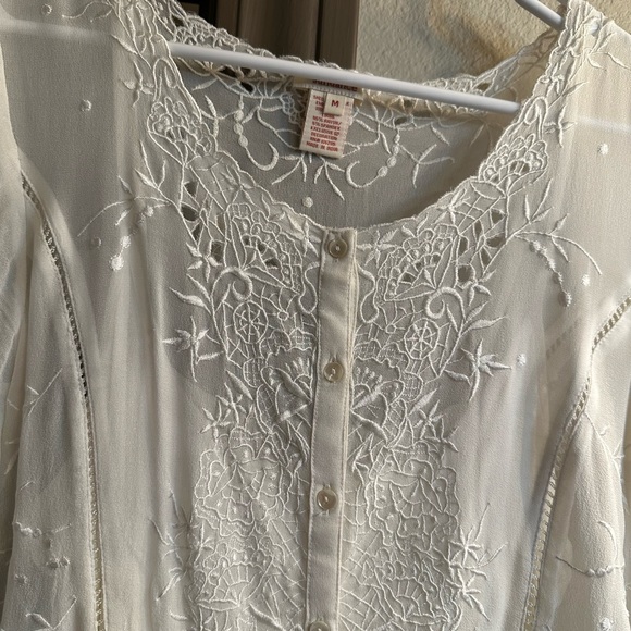 Sundance silk embroidered top - Picture 6 of 7